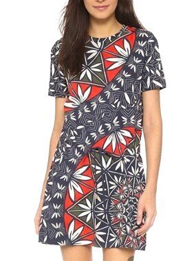 Tory Burch Acoma Pottery Pima Cotton Dress Medium